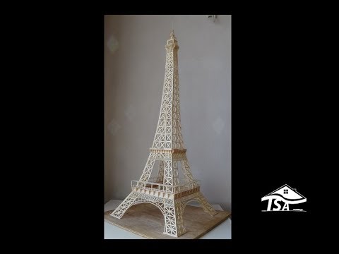 How to make an Eiffel tower with sticks How to make an Eiffel tower with sticks