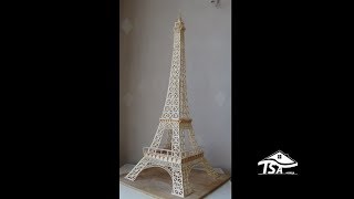 How to make an Eiffel tower with sticks