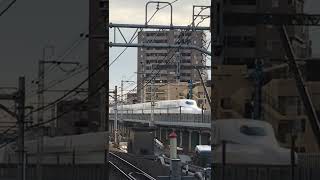 【武蔵小杉駅のホームから東海道新幹線700 S】1/2