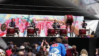 ⁴ᴷ Taiko Masala : Silver Bullet - Japanese Taiko Drumming at Brooklyn Botanic Garden (April 2018)