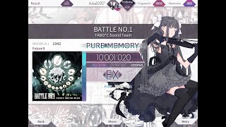 Arcaea X HARDCORE TANO*C (FTR LVL 9) BATTLE NO.1 10'001'020 Pure Memory!