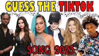Guess The Tiktok Song 2023 Music Quiz