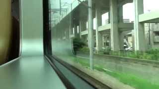 JR鹿児島本線 車窓 南福岡駅～博多駅（817系3000番台快速）120km/h運転！