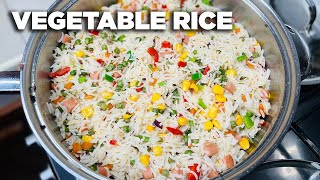 How to make vegetable rice like a pro | The cooking nurse