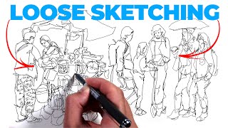 Improve your art with ONE LINE SKETCHING challenge!