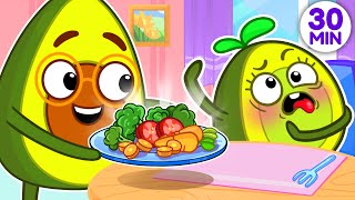🥕🥦✋ I Don't Wanna Song 🙅‍♀️ No No! || + More Kids Songs and Nursery Rhymes by Vo