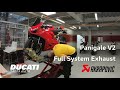 Panigale V2, Installation Full System Akrapovic, (Time lapse)