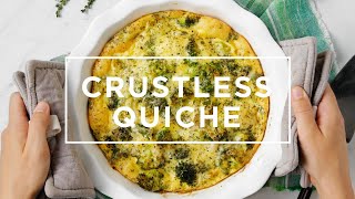 Crustless Quiche - Love \u0026 Lemons