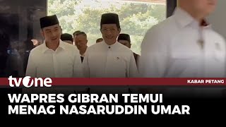 Wapres Gibran Bertemu Menag, Pertemuan Berlangsung Tertutup | Kabar Petang tvOne