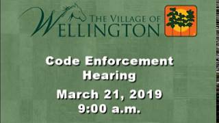 Special Magistrate Hearing 03/21/19