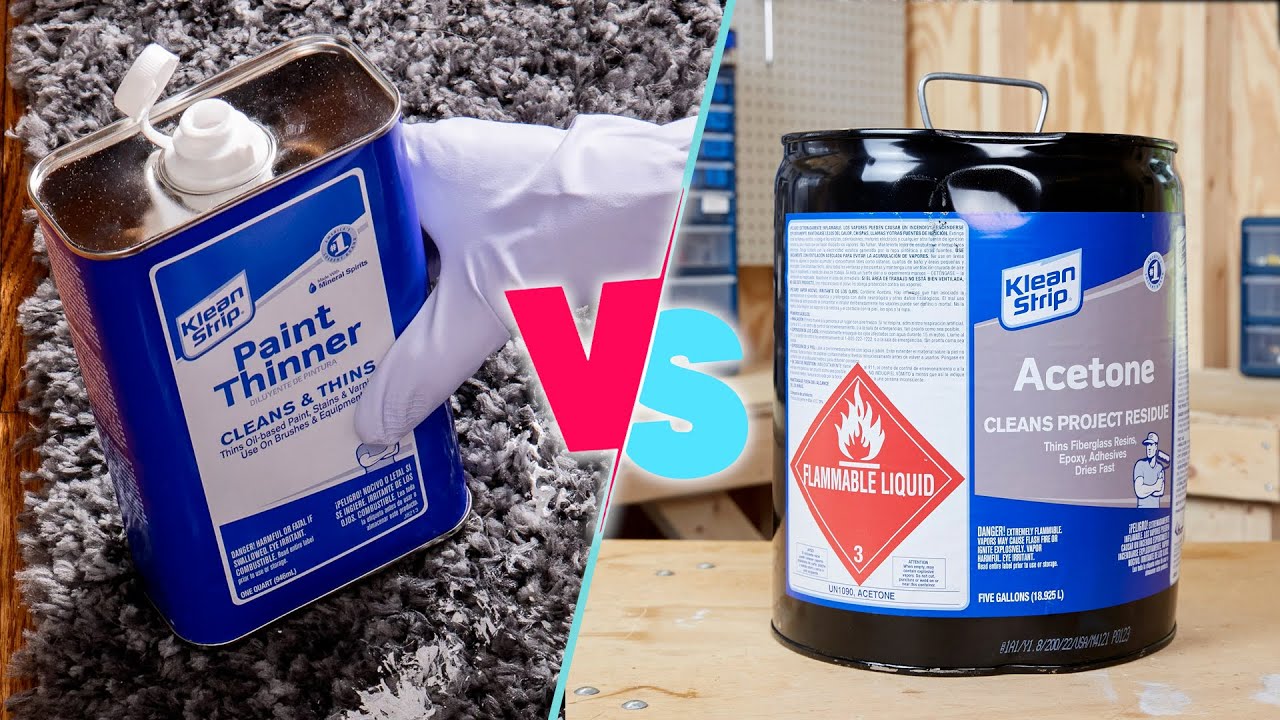 Acetone Vs Paint Thinner Know The Crucial Differences Now