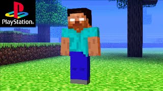 Intenté Sobrevivir a MINECRAFT PS1 EDITION