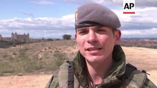 Spain troops train for NATO rapid force action