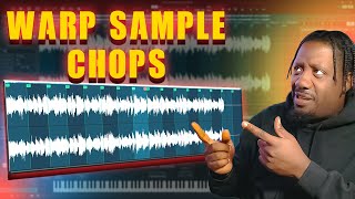 How To Warp Multiple Samples At once Sample chop Tutorial