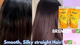 HOW TO USE BREMOD HAIR REBONDING CREAM / BREMOD HAIR REBONDING TUTORIAL / HOME REBONDING