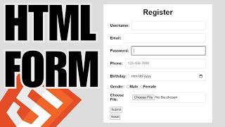 HTML Form Tutorial - Step By Step Guide For Beginners