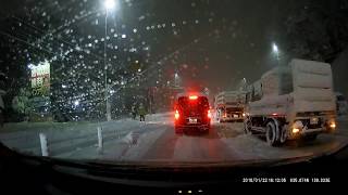 ドラレコ 2018年1月22日 関東大雪　立ち往生車まとめ