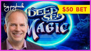 $50 MAX BET BONUS! Drop \u0026 Lock Deep Sea Magic Slot - CRAZY BATTLE, WOW!!