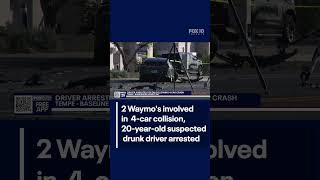 Suspected DUI driver causes 4-car collision, including 2 Waymo autonomous cars | FOX 10 Phoenix