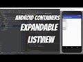 Android Containers Tutorial 31 - Expandable ListView