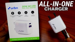 Best Budget All-in-One Charger | URBN 20W Dual Port Super Fast Charger | HINDI | Data Dock