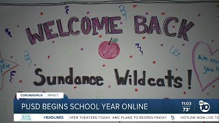 Pusd Begins School Year Online
