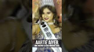 Congratulations to Mrs Arizona Classic Universe 2025, AARTIE AIYER | @MydreamTVUSA