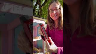 Fixing the loose plastic on the door - time lapse - Mrs. fixit