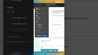 How to Save a Google Form as PDF