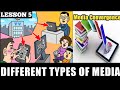 Types of Media and Media Convergence | Media and Information Literacy Lesson 5