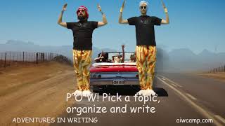 Pick! Organize! Write! (POW) dance video from Brodie and Skyler