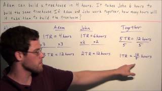 Work Word Problem - SAT Math