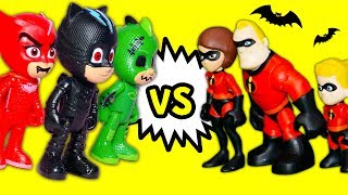 Incredibles and Romeo changes PJ Masks into PJ Monsters