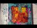 easy acrylic painting technique for abstract art on canvas