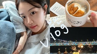 [VLOG] 부산 브이로그 | 부산 핫플? 은 무슨 아무데나 가 | P들의 여행 ✨| 아르떼뮤지엄 🌷 | 규카츠 맛집 | 회 맛집 🐟 | 광안리에서 요트 타기 🛥️