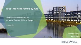 Texas Title V and Permits by Rule
