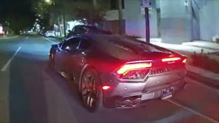Driver in Stolen Lamborghini Huracan Crashes During High-Speed Police Pursuit in L.A.