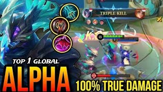 SOLO RANGKED GAMEPLAY ALPHA BANTAI MUSUH KILL 16 WTF😱 #mobilelegends