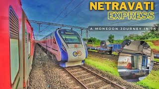 16345 Netravati Express train journey - Mumbai LTT to Mangaluru Junction in 3A - no voice travelogue