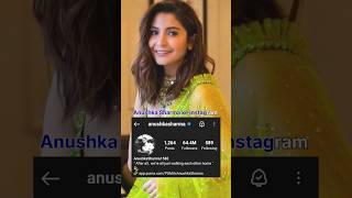 #anushkasharma के Instagram पे fake followers? 😱😱😳 | #anushka #shorts #instagramfollowers