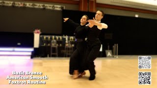 Basic Bronze American Smooth Foxtrot Routine by Egor Vasilev \u0026 Yulia Ivanova