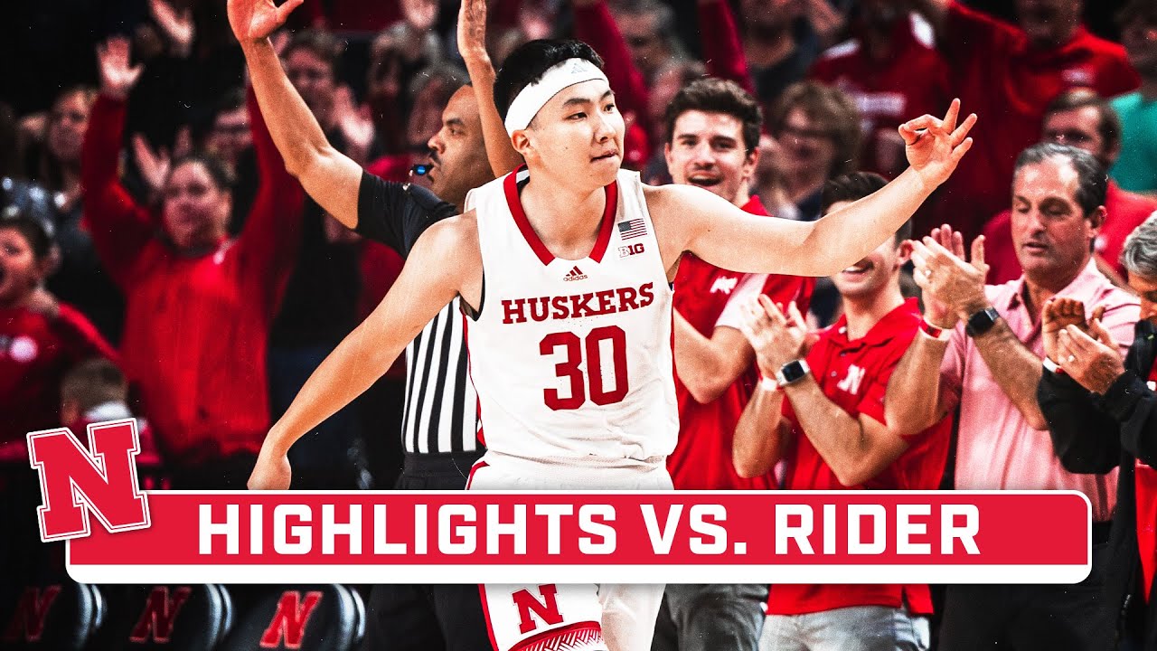 Rider At Nebraska | Highlights | Big Ten Men's Basketball | Nov. 13 ...