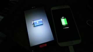 [Charging LED \u0026 Animation] LG Optimus G Pro vs Samsung Galaxy S4