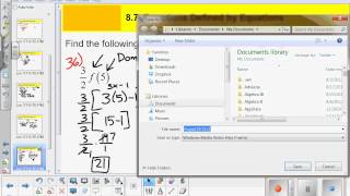 Function Notation 8 7
