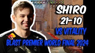 CS2 POV | Spirit SH1RO (21/10) vs Vitality (Anubis) @ BLAST Premier World Final 2024