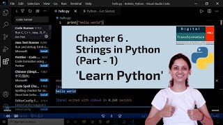Chapter 6 - Strings in Python.(Part 1)