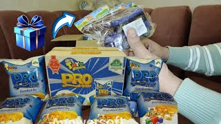 فتح كرتونة كاملة من سناكس تويز برو الجديد بطعم الجبنة 🧀  ابو 30 جنية ياتري هديتك ايه 🎁🔥🔥