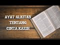 Kumpulan Ayat Alkitab tentang Cinta Kasih