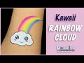 How to Paint an Easy Kawaii Rainbow Cloud