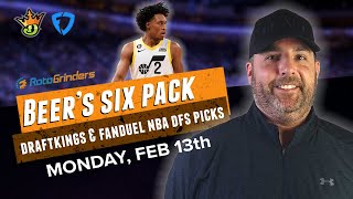 DRAFTKINGS & FANDUEL NBA PICKS TODAY (2/13/23) - DFS 6 PACK